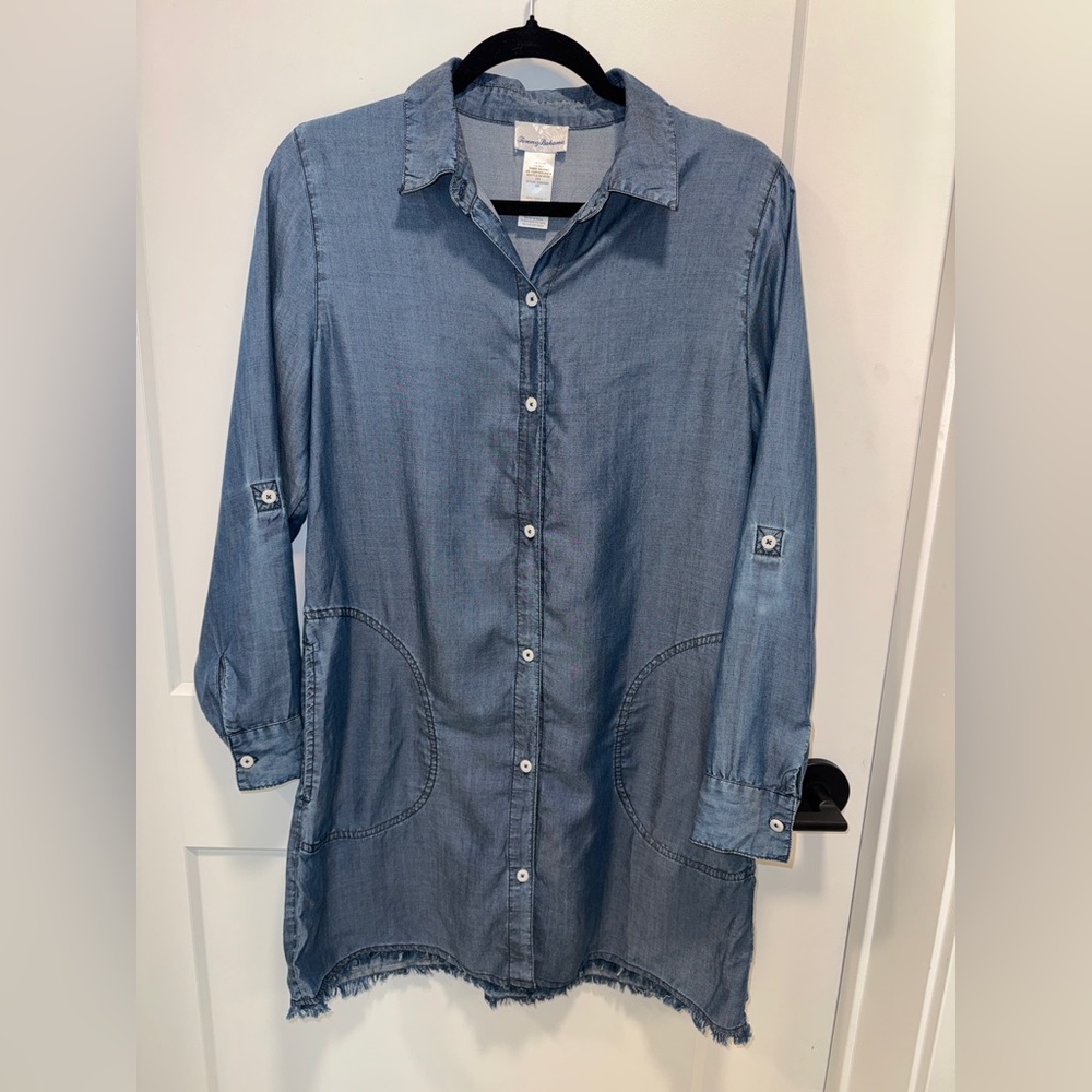 Tommy Bahama Light Blue Chambray Shirt